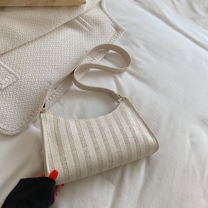 Túi Cói Đeo Vai Thiết Kế Mới Kiểu Dáng Đơn Giản Thời Trang Dành Cho Mùa Hè