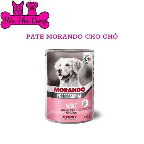 Pate cho mèo Morando, Pate cho tất cả các giống mèo lon 400gr nhiều vị-YÊU THÚ CƯNG