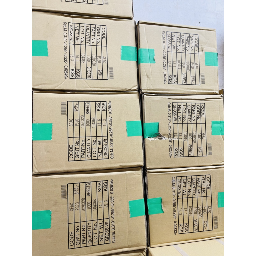 100 tờ Giấy nhám Kovax Nhật hạt cát thô từ P100-P180