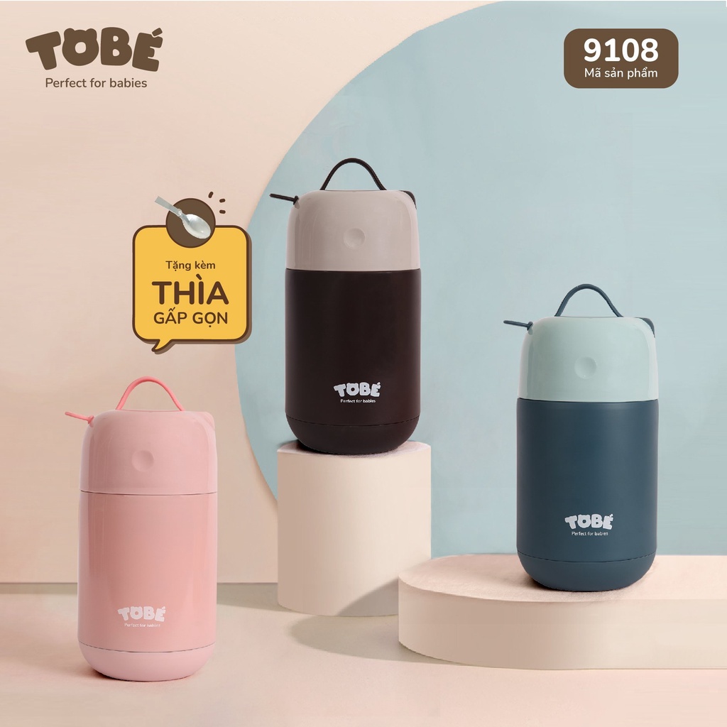 Bình ủ cháo giữ nhiệt Tobé giữ ấm nóng dung tích 900ml