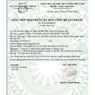 [Mẫu mới] Giảm cân slim Phục Linh plus