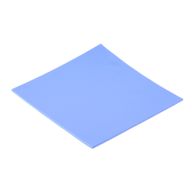 Miếng tản nhiệt bằng silicon màu xanh lam cho CPU 100 x 100 x 2mm