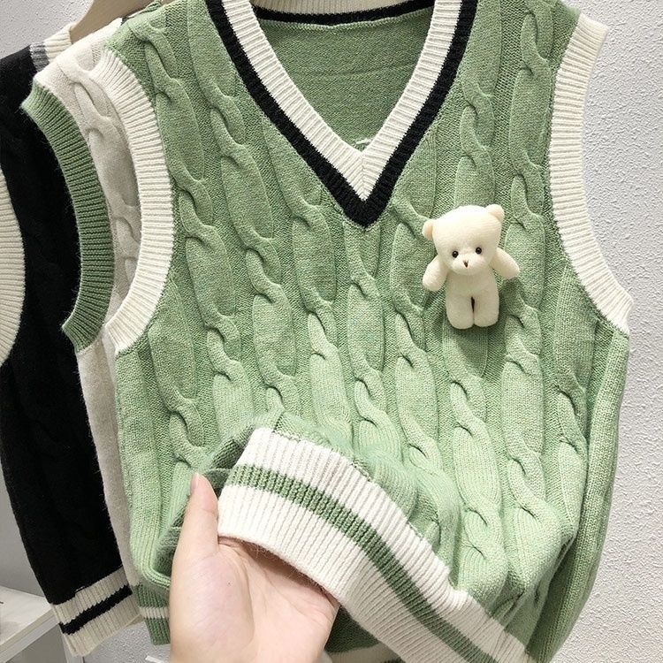 Áo Len Không Tay Thiết Kế Mới Thời Trang Dành Cho Nữ