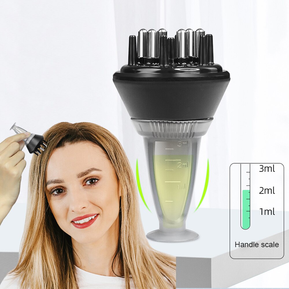Lược chải tóc khuếch tán dung dịch massage da đầu chống rụng tóc hiệu quả