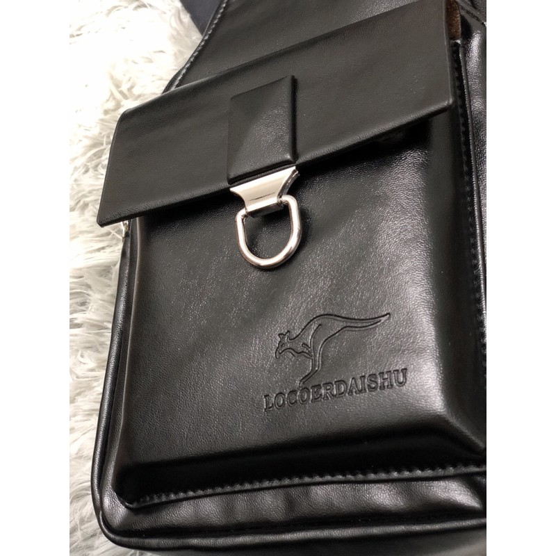 [TD-001] Túi Đeo Chéo Nam Da PU Tích Hợp CỔNG TAI NGHE Phong Cách Trẻ Trung - Năng Động - BosManshop | BigBuy360 - bigbuy360.vn