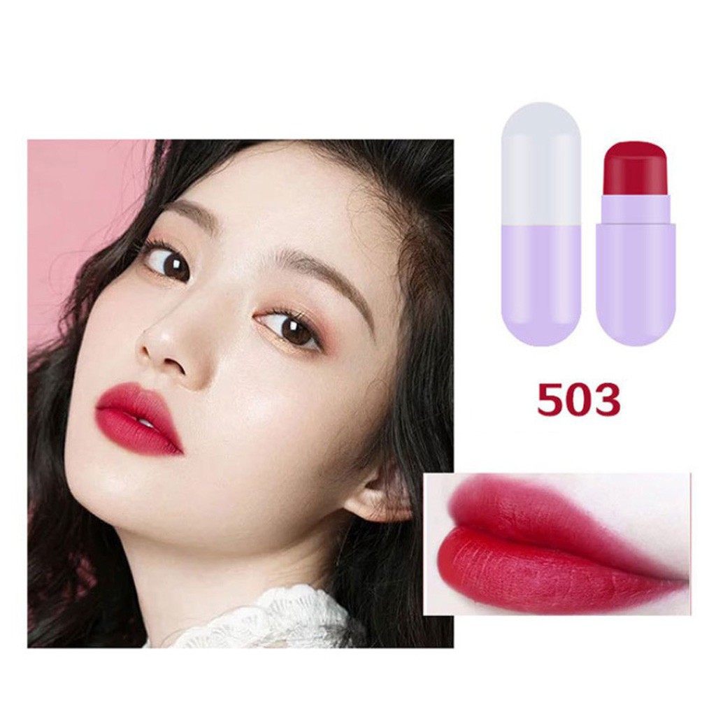 Son lì MISS GUDU thiết kế hình viên thuốc không thấm nước và bền màu hiệu quả dành cho nữ | BigBuy360 - bigbuy360.vn