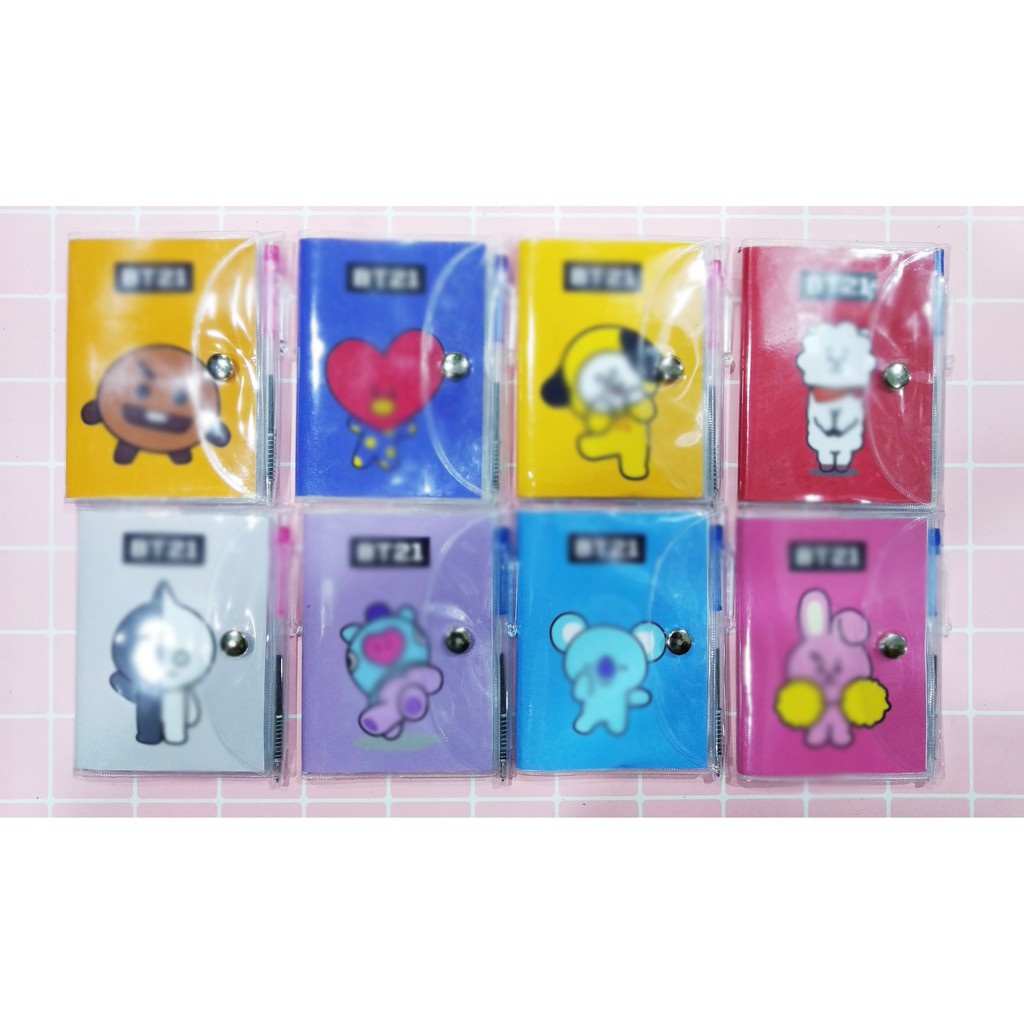 Sổ kèm bút bangtan army SB10 tập kèm viết idol kpop