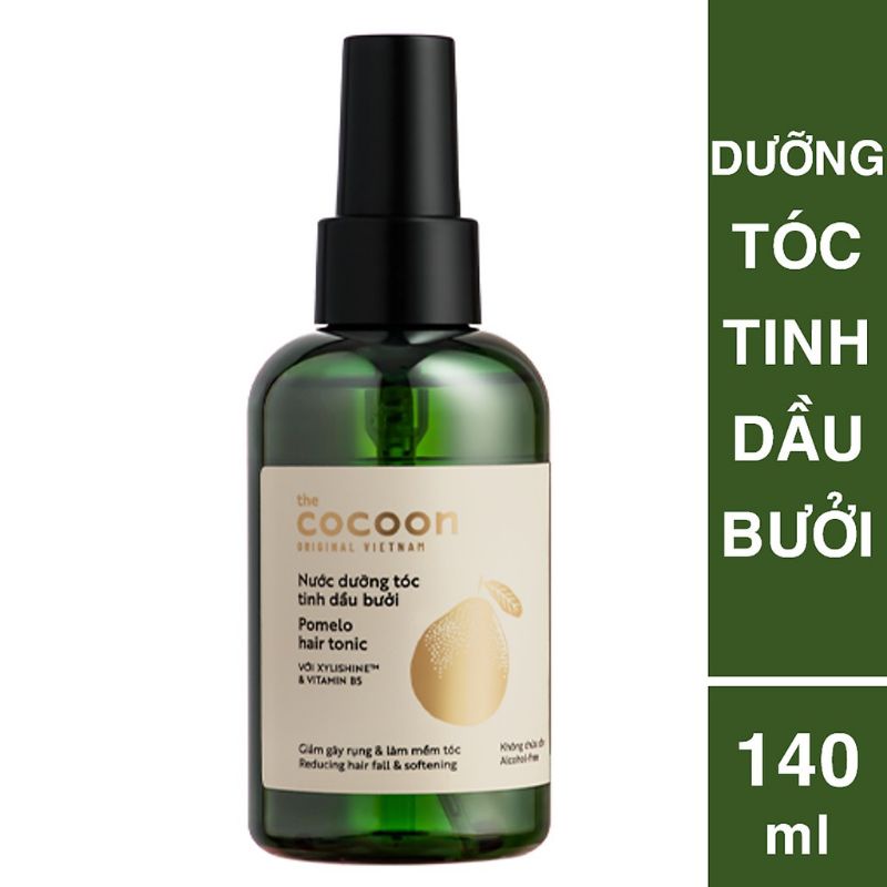 Nước xịt dưỡng mọc tóc tinh dầu bưởi(pomelo hair tonic)Cocoon 140ml