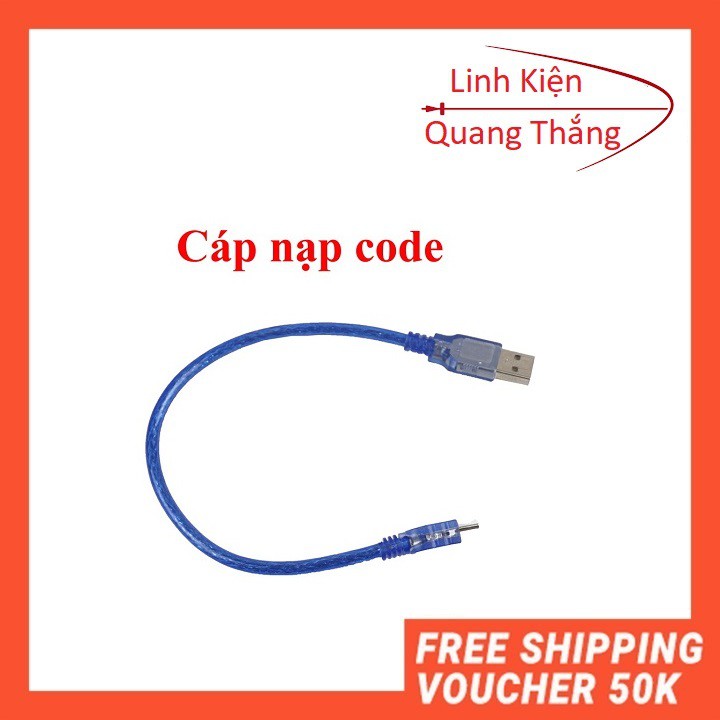 Dây micro usb nạp code arduino