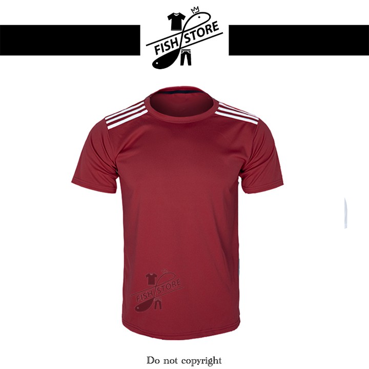 Áo thể thao nam ngắn tay cổ tròn trơn đẹp vải xuất dư nhiều loại FF23A | BigBuy360 - bigbuy360.vn