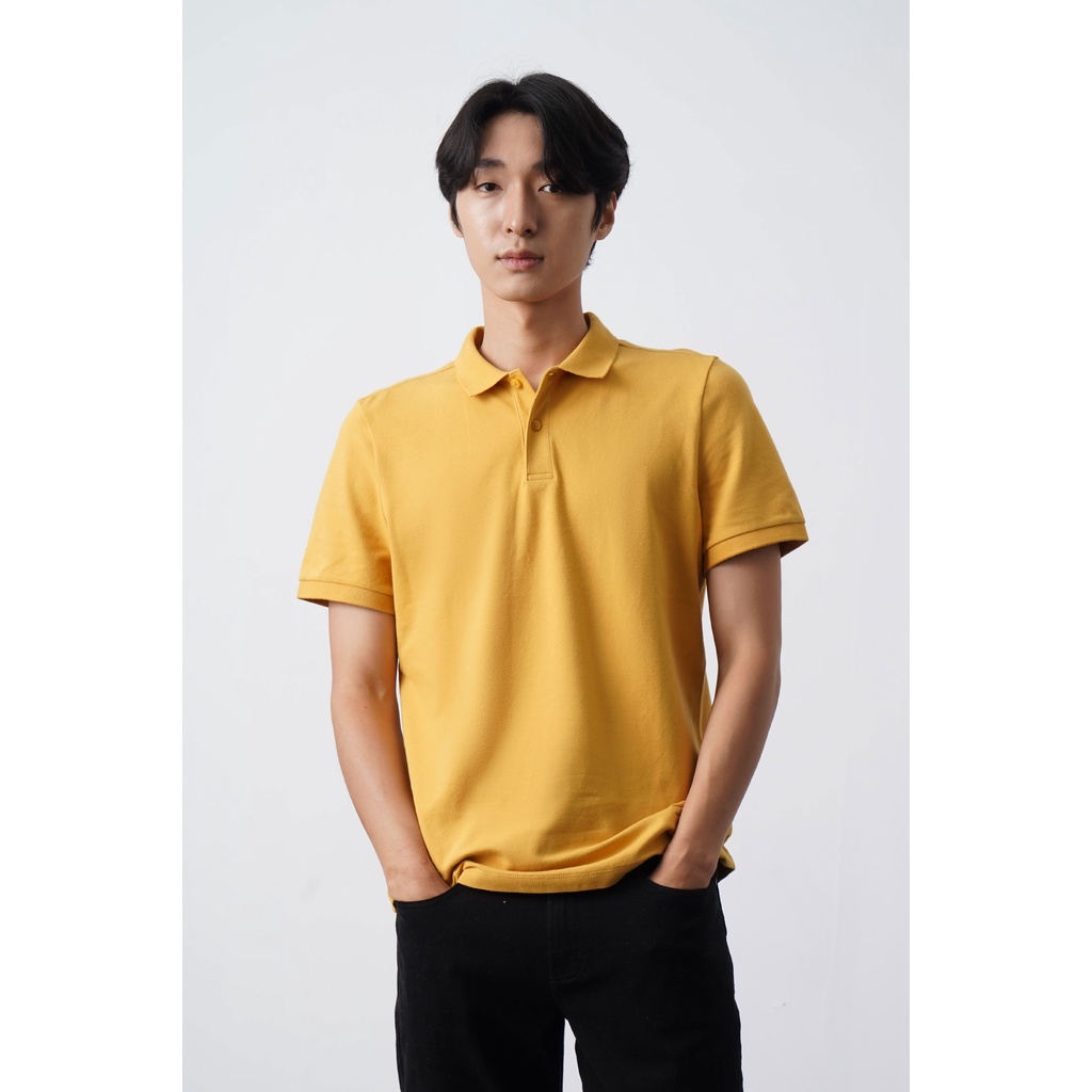 Áo Polo basic, thêu. FITTED - Routine 10F21POL027C