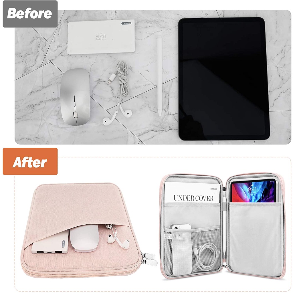 Túi đựng bảo vệ máy tính bảng 9-11 inch kèm túi xiên phù hợp cho iPad Pro 11 2021/2020/2018 độc đáo