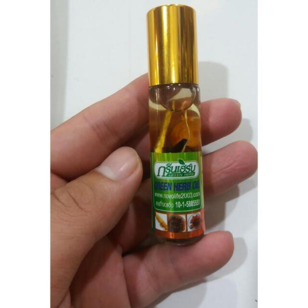 Dầu Sâm Thái Lan Chính Hãng mebaoshop Dầu Lăn Green Herb Oil