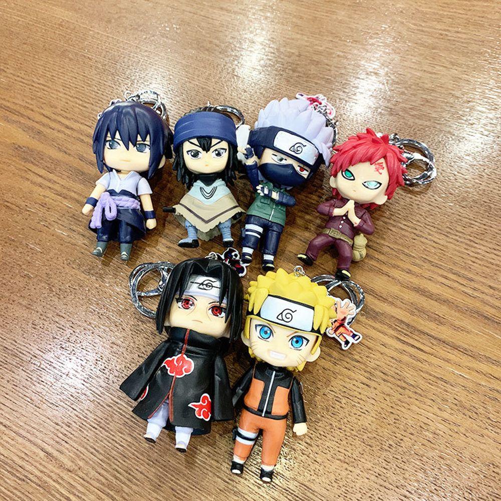 Móc Chìa Khóa Hình Nhân Vật Anime Naruto 3D Bằng Cao Su Độc Đáo