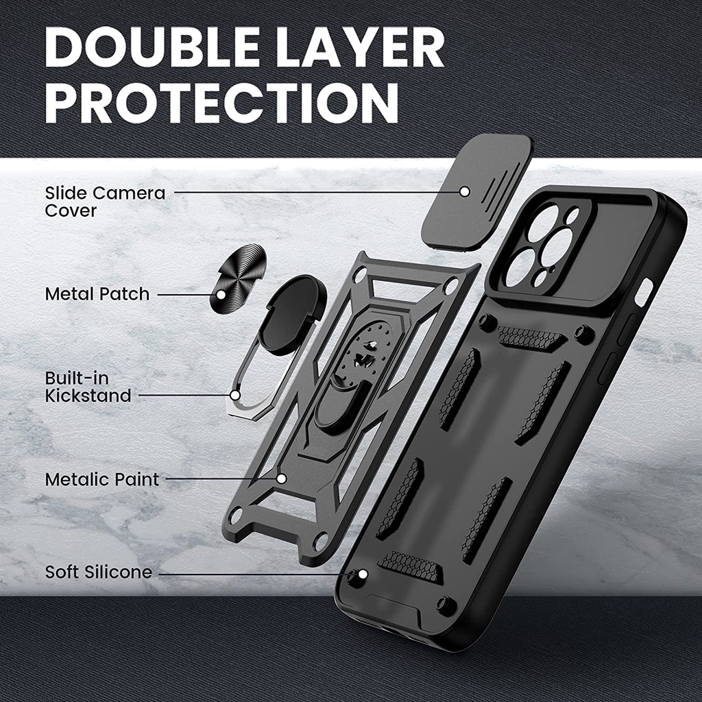 Chống sốc cứng bảo vệ tay áo với hỗ trợ IPhone 15 Pro Max 14 Pro Max 13 Pro Max 12 Pro Max 11 Pro Max