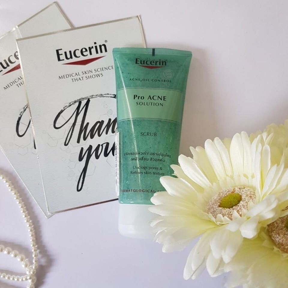 Tẩy tế bào chết Eucerin Pro acne solution Scrub tuýp 100ml