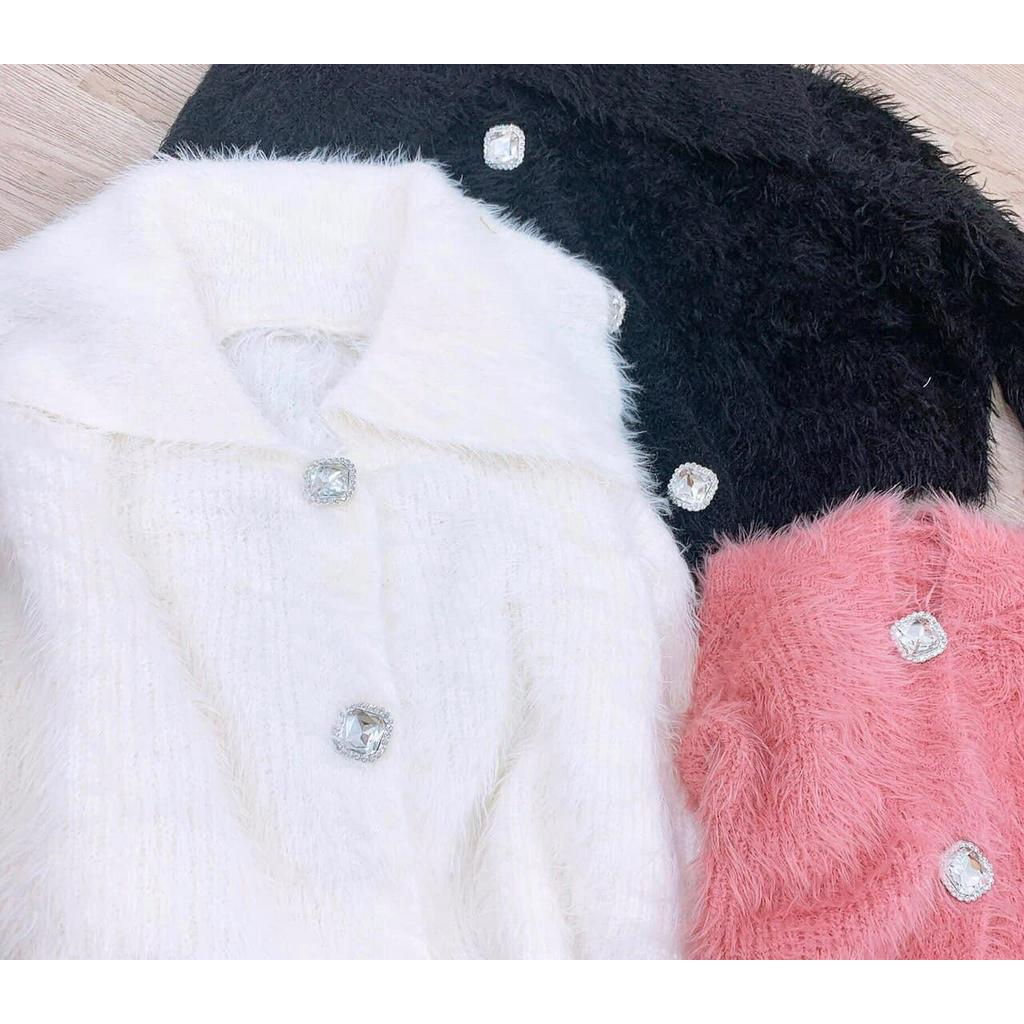 Áo Len Lông Cổ Bẻ