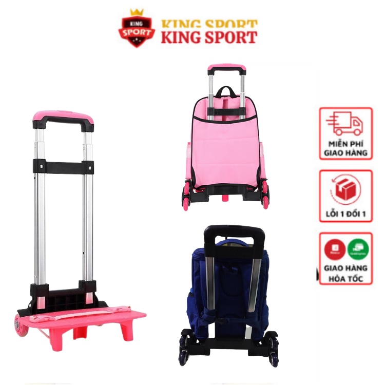 Cần Kéo Balo Cho Học Sinh Đi Học, Xe Kéo Vali Cặp Sách Cho Bé