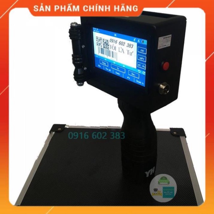 Máy in date cầm tay giá rẻ,Màn hình cảm ứng bảo hành 12 tháng, có ngôn ngữ tiếng Việt