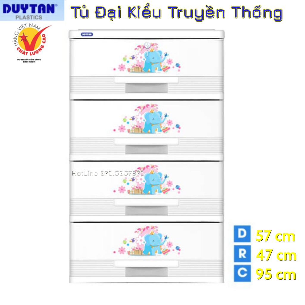 TỦ NHỰA DUY TÂN ĐẠI KIỂU VÀNG