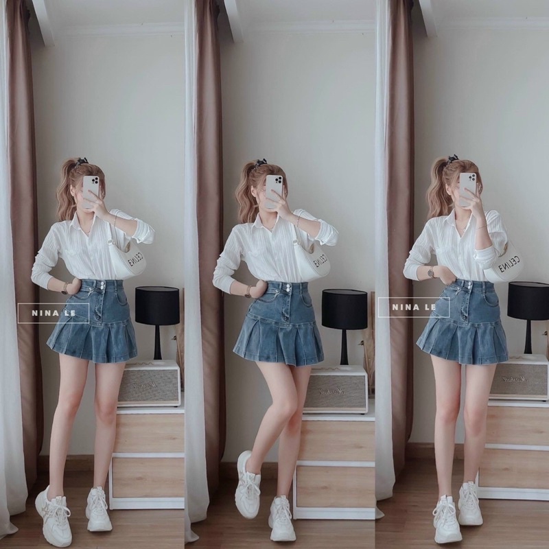 Sơ Mi NiLen 6 màu xinh xắn