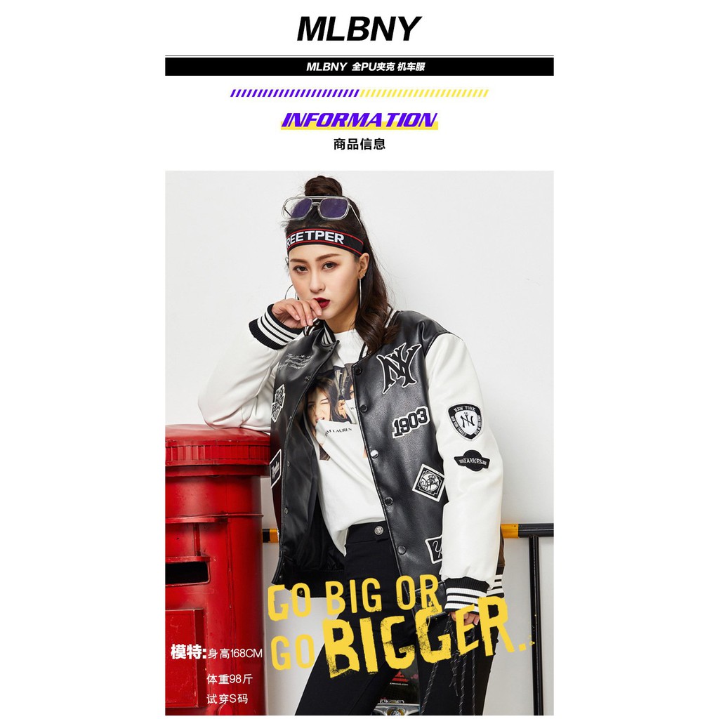 ÁO BOMBER MLB NY [FULL BOX BILL] DA CAO CẤP BEST SELLER ! | BigBuy360 - bigbuy360.vn