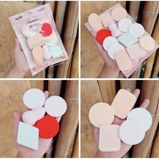 Set bông mút Keli Beauty 13 cái