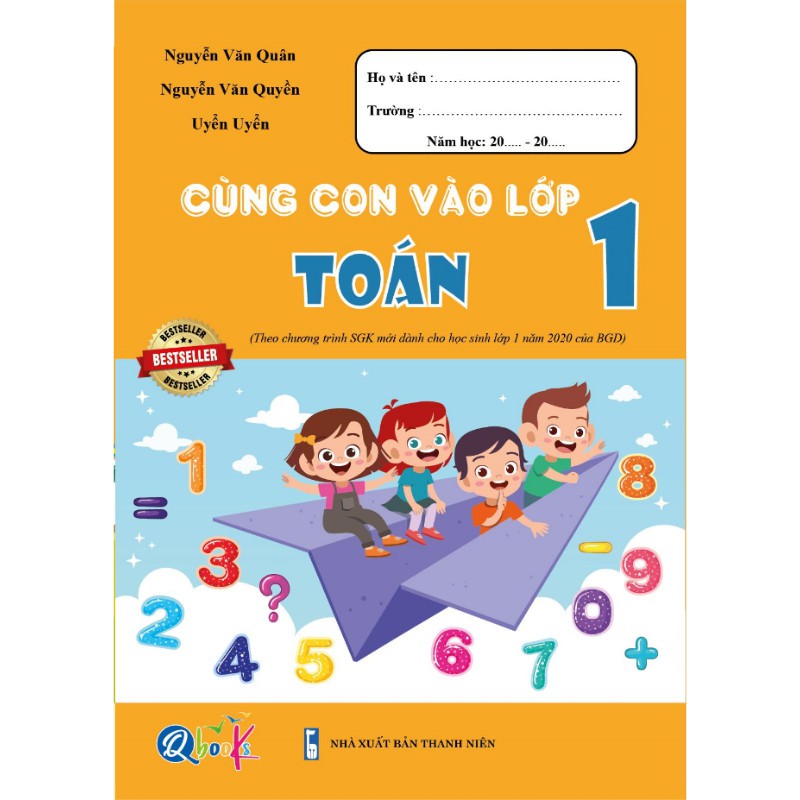 Sách Combo Cùng Con Vào Lớp 1 Môn Toán và Luyện Viết (2 cuốn)