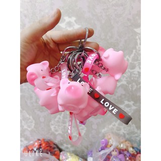 Móc khóa bóp kêu dễ thương