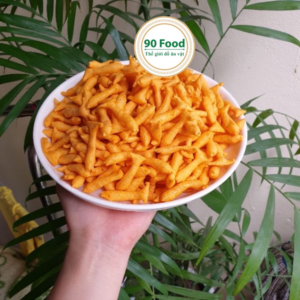 Snack Bim Bim Cá phô mai 90 Food túi Zip 500G giòn tan thơm ngon nhức nách, đồ ăn vặt Việt Nam an toàn VSTP