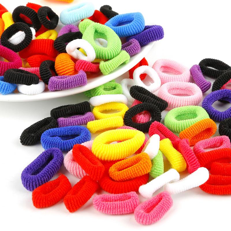 Set 100 dây thun cột tóc nhiều màu