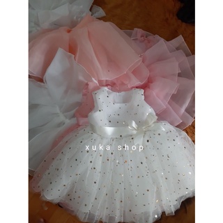 váy công chúa tặng kèm cài tóc