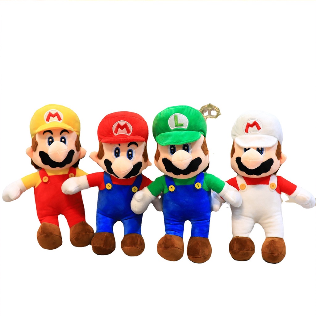 30cm Thú Bông Super Mario Bros Sang Trọng Búp Bê Luigi Nhân Vật Đồ Chơi Búp Bê Trẻ Em Quà Tặng * Vận Chuyển Nhanh