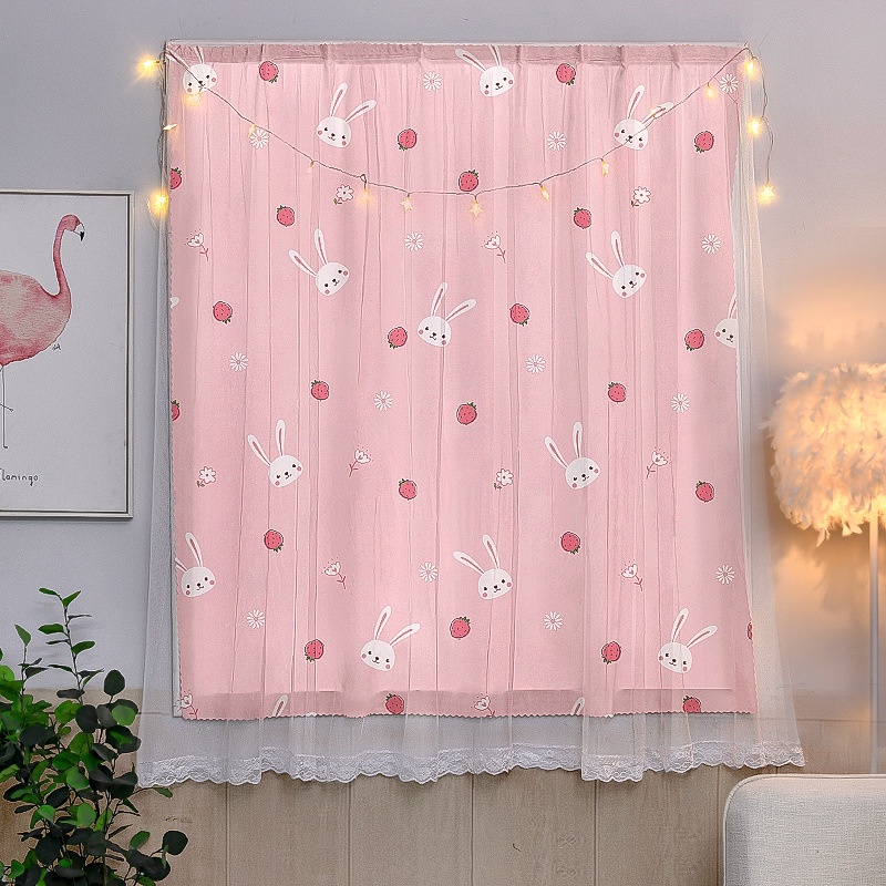 Rèm dán tường deco phòng chống nắng có họa tiết- Rèm cửa dán trang trí cửa sổ, phòng khách không khoan đục