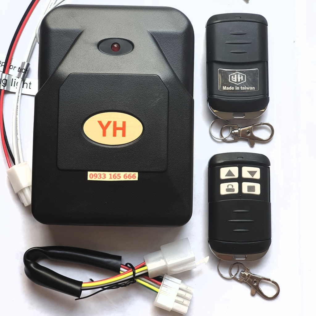 Điều khiển cửa cuốn từ xa 8 mã gạt chống nước tần số 433mhz có hướng dẫn cài đặt