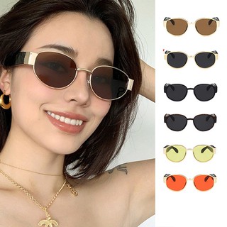 Kính mát gọng tròn nhỏ phong cách Retro thời trang cho nữ