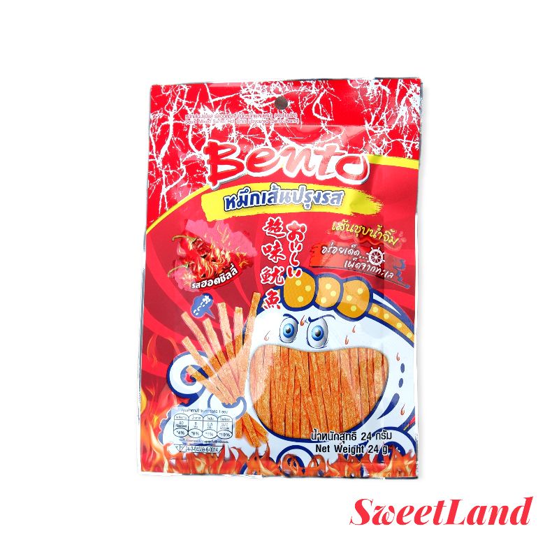Mực khô tẩm gia vị Bento Thái Lan gói lớn 20g