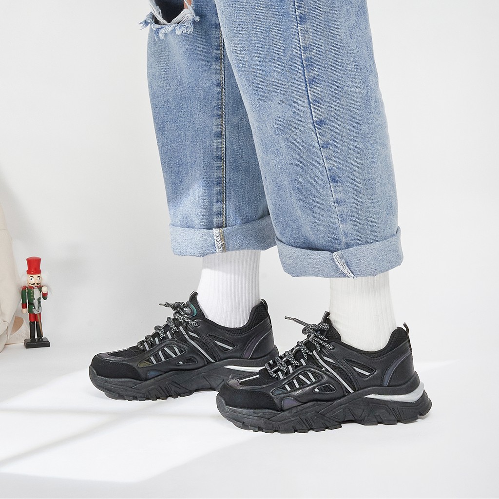 Giày Thể Thao Nữ giayBOM Phản Quang Đế Cao 4 cm B1089 | BigBuy360 - bigbuy360.vn