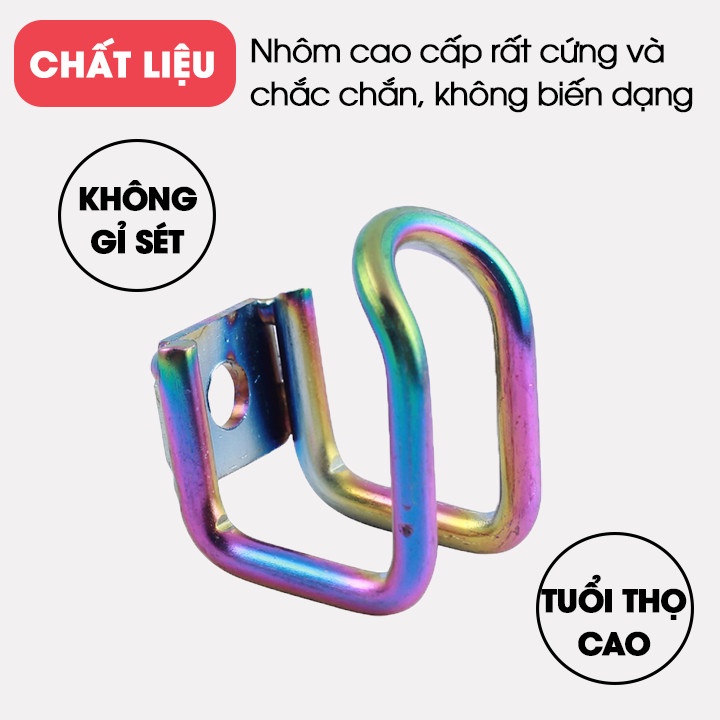 Móc treo đồ Titan lắp tay lái Raider - Satria và các loại xe