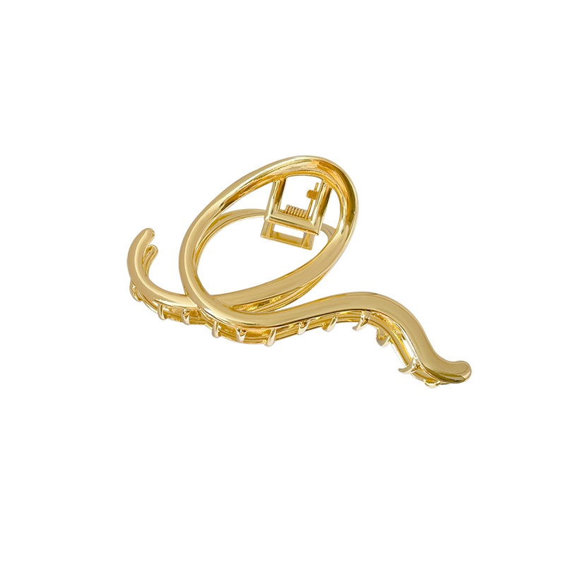 Kẹp Tóc Hình Rắn Bằng Kim Loại Thời Trang Mùa Hè Mới Cao Cấp Cho Nữ