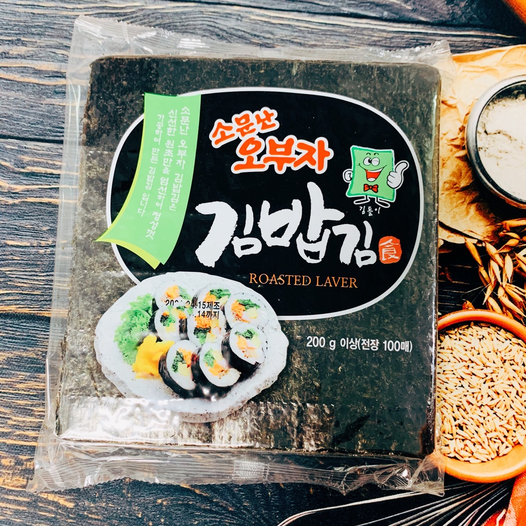 RONG BIỂN CUỘN KIMBAP HÀN QUỐC 100 LÁ SAMBUJA