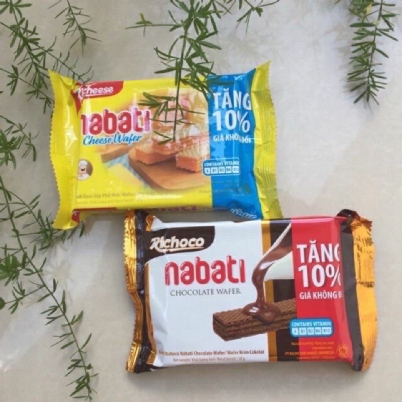 Combo 10 gói bánh Nabati đủ vị 52g