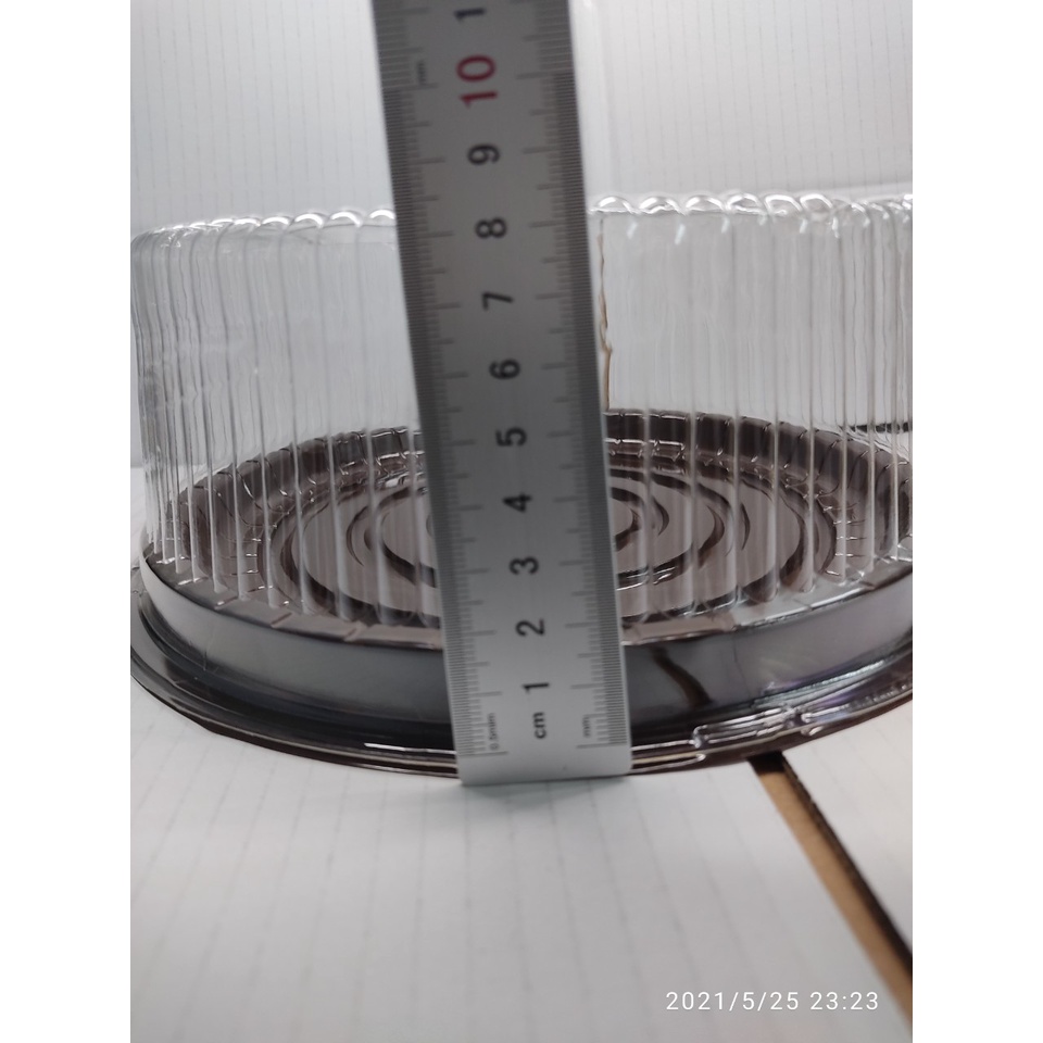 Lốc 50 - 100 Hộp Đựng Bánh Tròn A024 Đế Nâu , Đế Đen Giao Mầu Ngẫu Nhiên