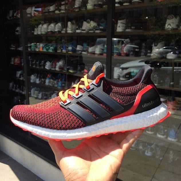 Xả XẢ Bảo hành Giày ADIDAS ULTRA BOOST SOLAR RED BLACK NAM NỮ Đẹp Nhất New Nhẩt NEW ✔️ * . ｡ "