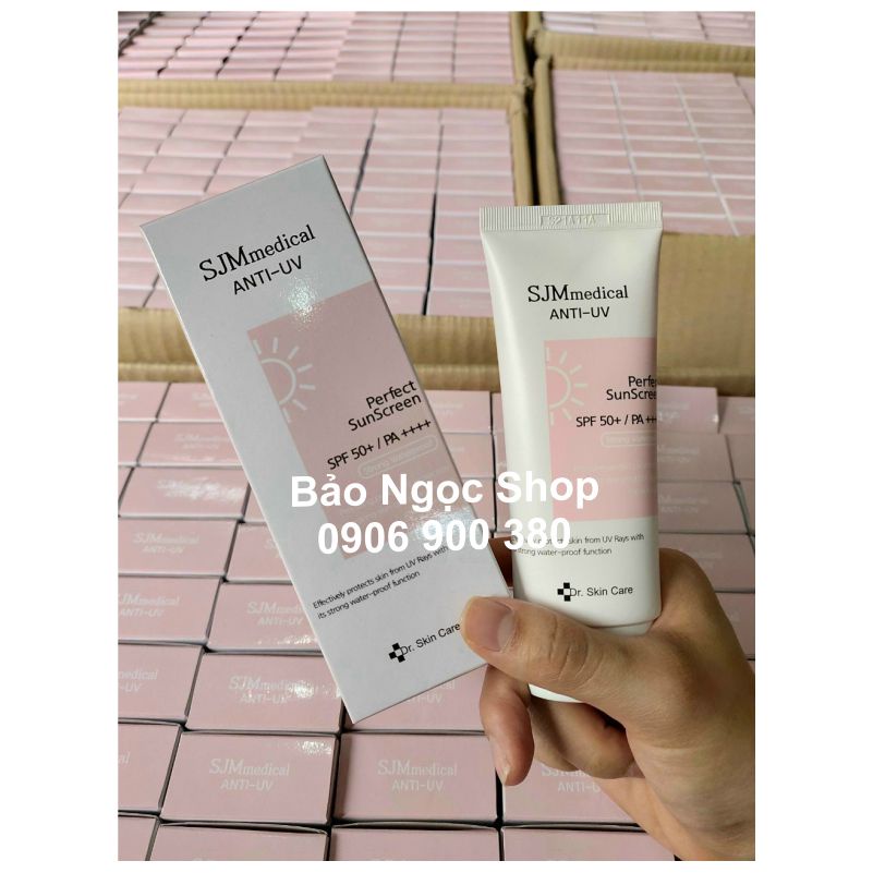 Sale Lỗ ( Date 17-03-2024) Kem Chống Nắng Dưỡng Trắng Da SJM Medical Anti – UV - SPF 50+/PA++++