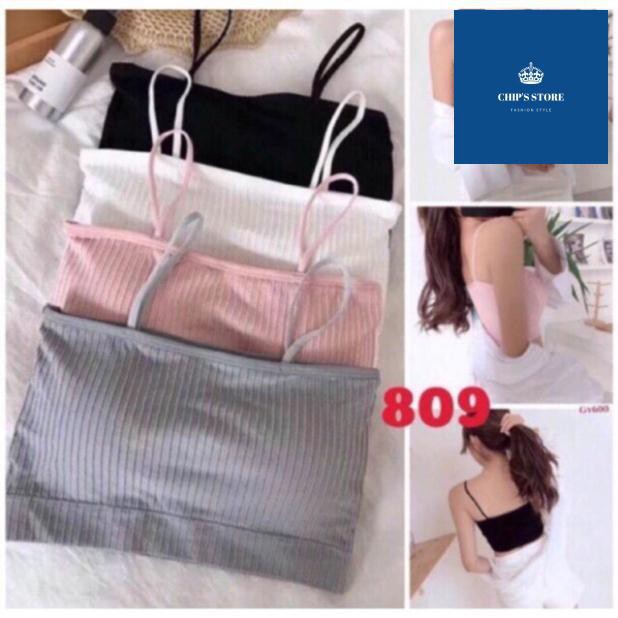 ÁO BRA THUN TĂM, QUÂY GÂN CÓ DÂY DỄ THƯƠNG A09 | BigBuy360 - bigbuy360.vn