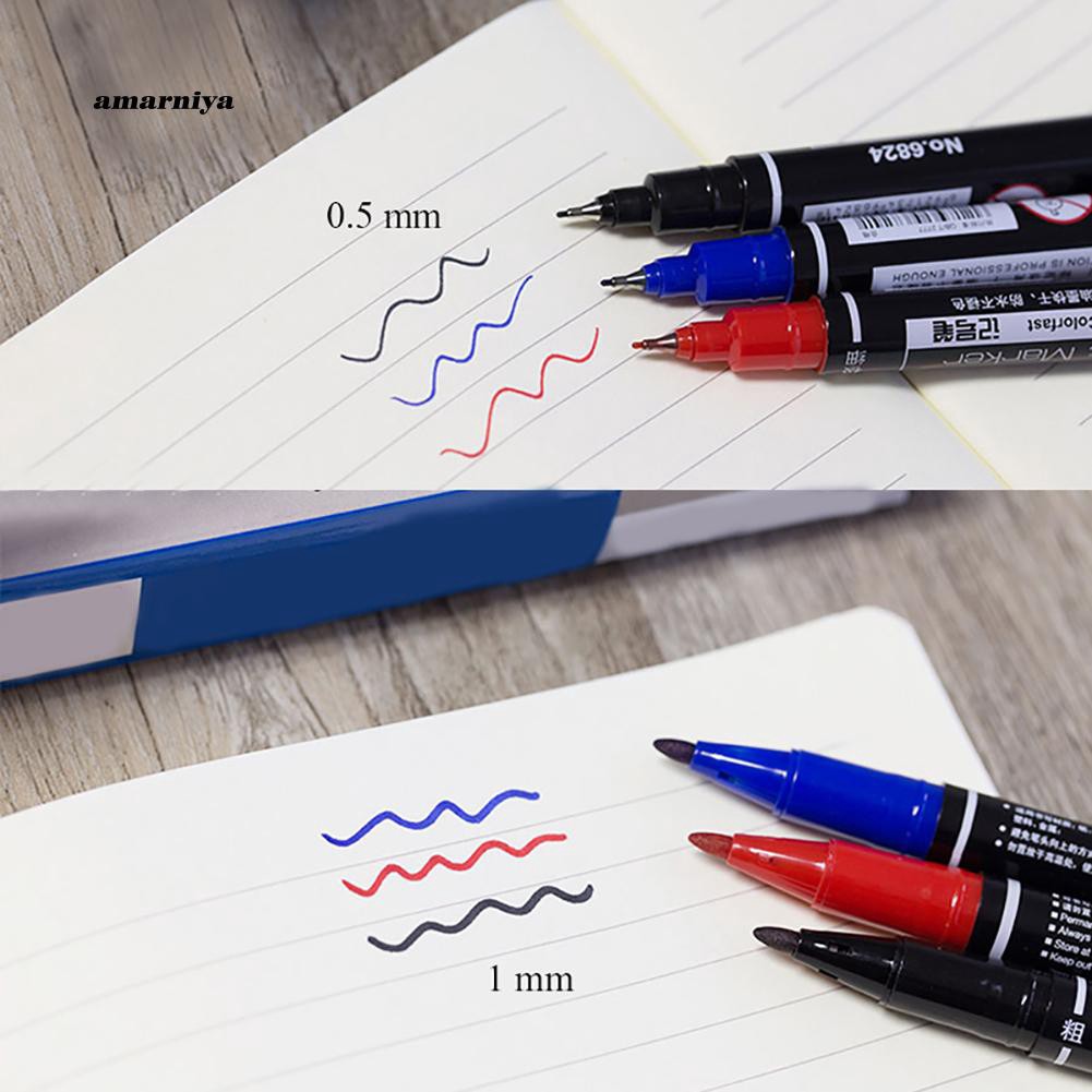 Bút vẽ đánh dấu hai đầu ngòi 0.5mm và 1mm tiện lợi