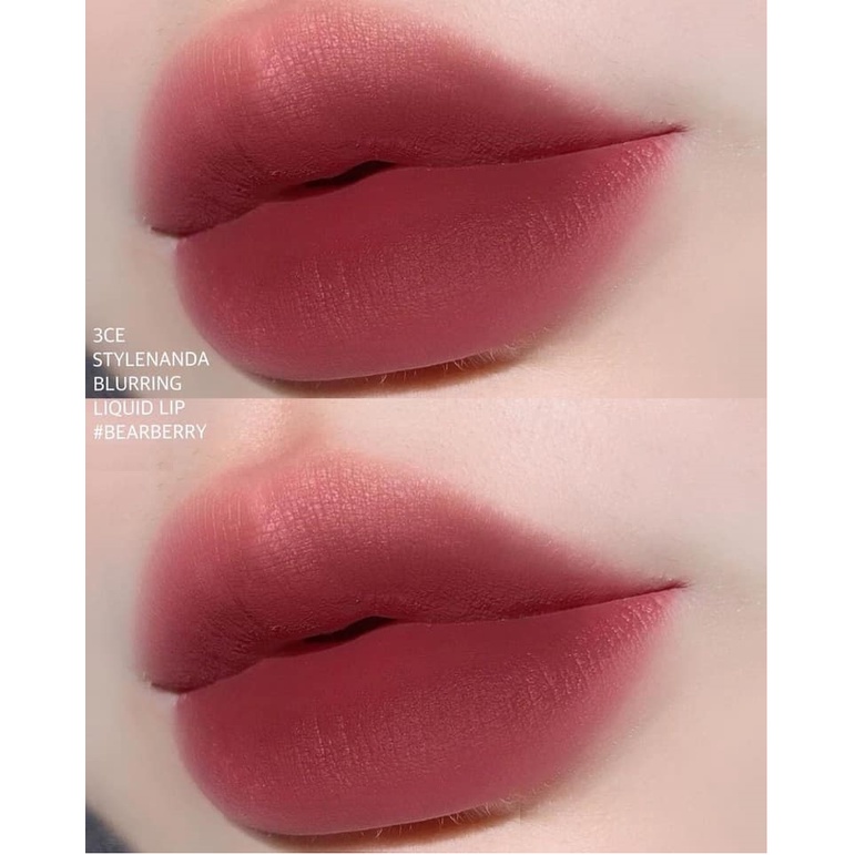 Son 3ce Blurring Liquid Lip #Bearberry mận chín