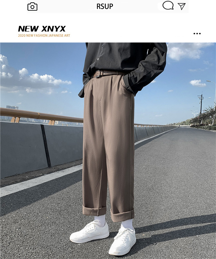 Quần Tây Nam Ống Đứng Thời Trang Hồng Kông Cỡ S-3Xl Cá Tính | BigBuy360 - bigbuy360.vn