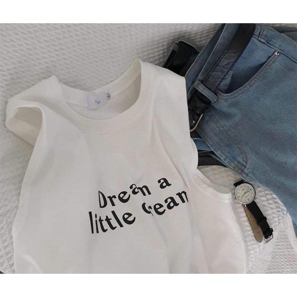 Áo tanktop dream a little dream Fox unisex